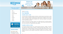 Desktop Screenshot of euro-hypoteka.cz
